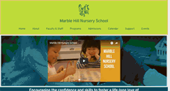 Desktop Screenshot of marblehillnurseryschool.org